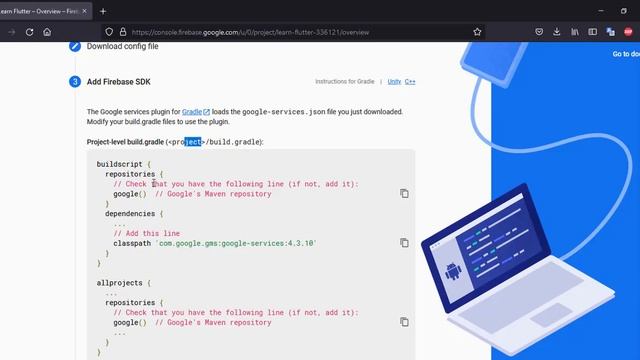Flutter App Development for Android & IOS #3 Firebase Setup смотреть онлайн