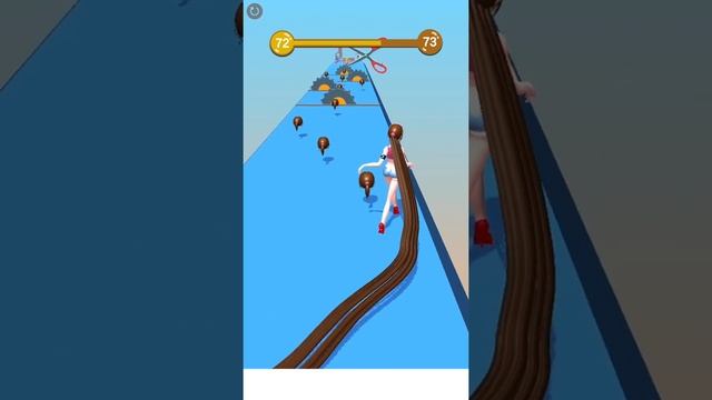 HAIR RUSH game MAX HAIR GAMES ??? Gameplay All Levels Walkthrough iOS, Android New Game 3D Mobile смотреть онлайн