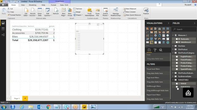 TOPN-RANKX() - HASONEVALUE()-ALLSELECTED() functions in DAX-DAX Tutorial смотреть онлайн