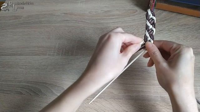 Ручка для корзин, плетеный декор из газетных трубочек смотреть онлайн