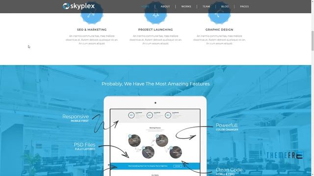 Skyplex WordPress - Creative Studio Theme Kouta Teagan смотреть онлайн