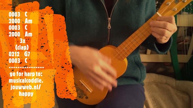 HAPPY song with ukulele in UKRAINIAN смотреть онлайн