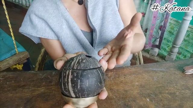 #Катана и #Кокос. Как сделать посуду из обычного найденного кокоса. смотреть онлайн
