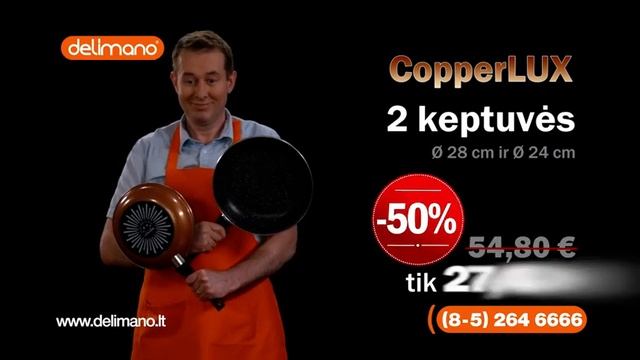 Stone Legend CopperLUX keptuvių rinkinys 24+28 cm смотреть онлайн