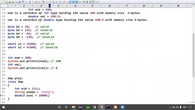 CORE JAVA tutorials || Demo - 5 || by Mr. Ratan On 15-04-2022 @6AM IST смотреть онлайн