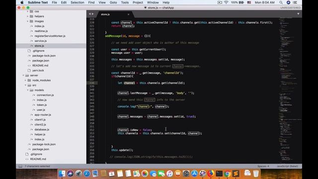 Ep9: Realtime use WebSockets in Reactjs Messenger Chat app смотреть онлайн