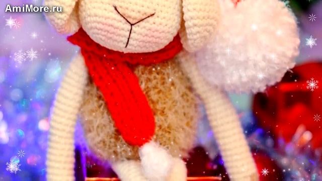 Амигуруми: схема Барашек Бебеша. Игрушки вязаные крючком. Free crochet patterns. смотреть онлайн