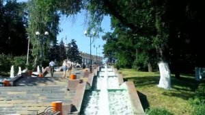 Фонтаны Липецка - Каскад фонтанов на Соборной лестнице, Петровский спуск
