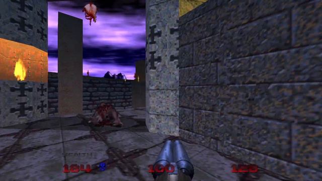 Doom 64 (100%) Walkthrough (Map12: Altar Of Pain) смотреть онлайн