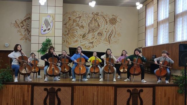 M. Butterworth - Cheeky Czardas Ансамбль віолончелістів "Співучі струни" Шосткинська ДШМ смотреть онлайн