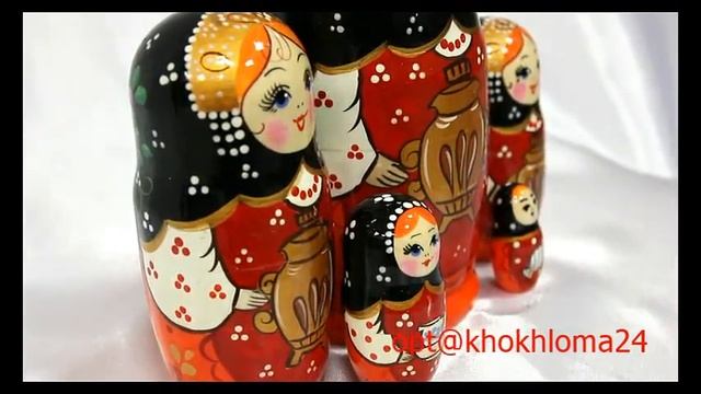 Матрешка "Россияночка" авторская 5 кукол смотреть онлайн