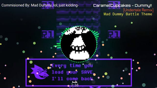 Dummy!! - Undertale OST [CaramelCupcakes Remix] смотреть онлайн