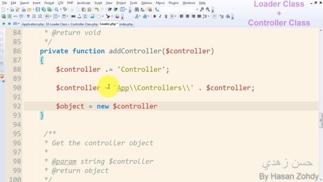 10 Loader Class And Controller Class смотреть онлайн