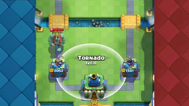 Every King Tower Activation with Tornado in Clash Royale смотреть онлайн