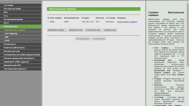 Настройка Radmin для удаленного доступа.