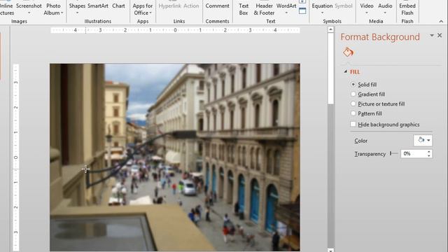 Create a quick and dirty tilt-shift effect to images in PowerPoint смотреть онлайн