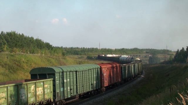 2ТЭ10М-0816 Менделеевск-Тойма [РЖД] смотреть онлайн