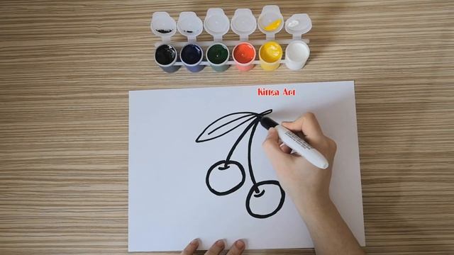 Рисуем вишенки/ Рисуем сами смотреть онлайн