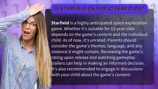 Is Starfield OK for 12 year olds? смотреть онлайн