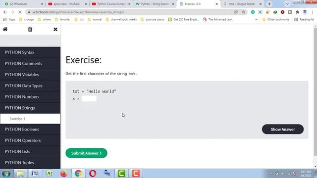 Python - String Exercises | Python Tutorial Beginners To Advance | Python Tutorial #18 смотреть онлайн