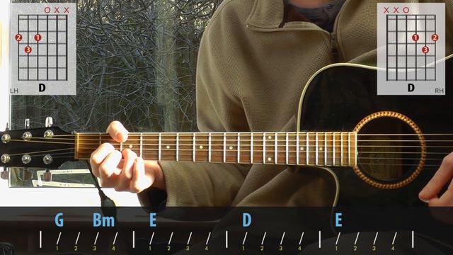 David Bowie - Moonage Daydream | acoustic guitar lesson смотреть онлайн