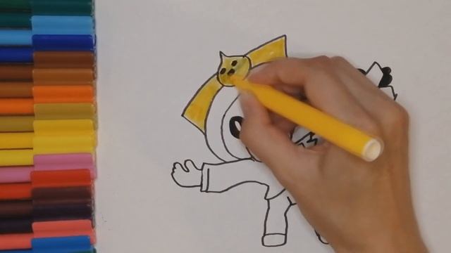 Как нарисовать ПОКО СТАРР скин из Бравл Старс | Рисуем Поко Старр | How to draw Poco Starr Brawl смотреть онлайн