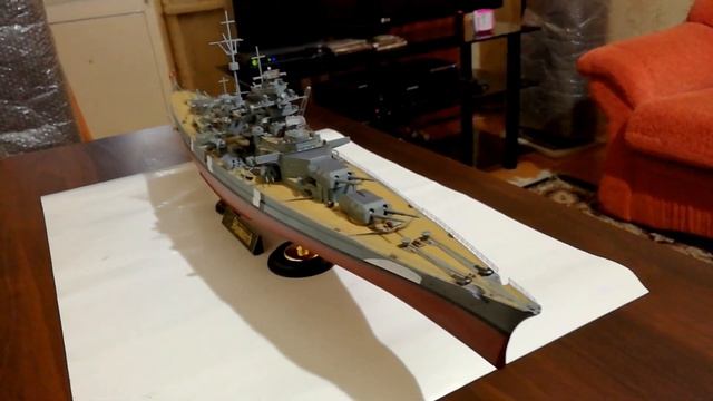 Линкор БИСМАРК 1/350 Моделист смотреть онлайн