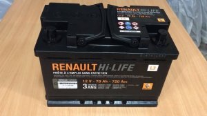 Аккумулятор на РЕНО ФЛЮЕНС 70Ач