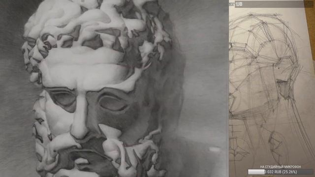 РИСУНОК ГОЛОВЫ #3 Как научиться рисовать голову? смотреть онлайн