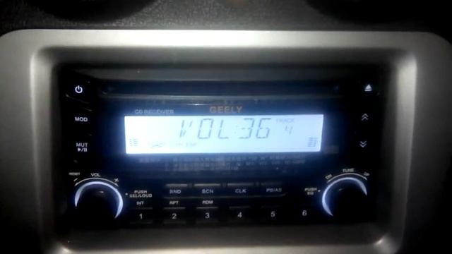 Штатная магнитола Geely CK2 смотреть онлайн