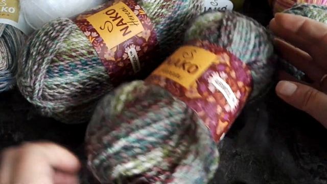 Распаковка пряжи из магазина Nako // Турецкая пряжа Нако смотреть онлайн