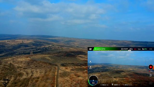 Собственный рекорд дальности. 2301 метров. DJI SPARK. смотреть онлайн