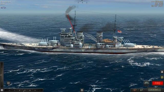 4 British Battleships Vs The Bismarck | Atlantic Fleet смотреть онлайн