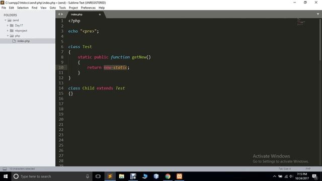 Zend PHP Certification Training Course Class 21 – OOPS Concepts in PHP смотреть онлайн