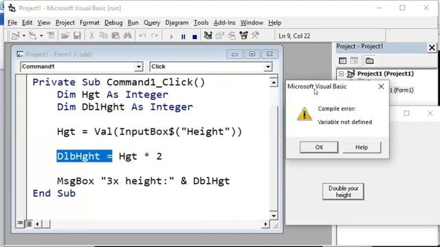 Using Option Explicit to trouble-shoot code in Visual Basic 6 смотреть онлайн