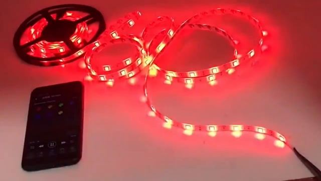 Світлодіодна стрічка USB для підсвічування телевізора 5050 RGB 5м з пультом смотреть онлайн