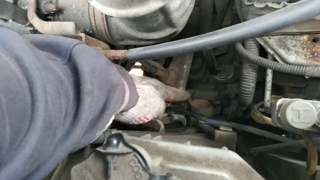 Замена троса переключения передач Toyota succeed часть 5 смотреть онлайн