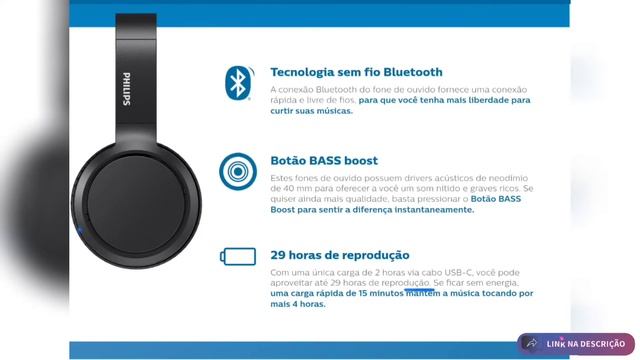 Headphone Philips TAH5205BK/00 (Rewiew)