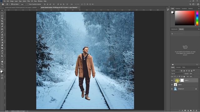 Match the colours for composites in photoshop tamil tutorial | Change the background in photoshop смотреть онлайн