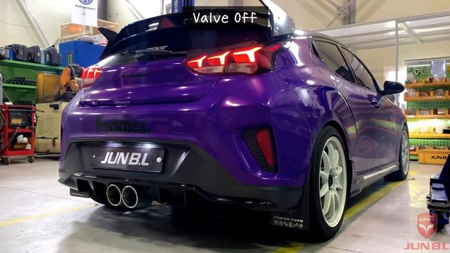 Hyundai Veloster JUN.B.L Exhaust Sound смотреть онлайн