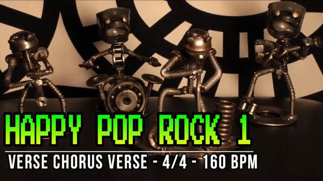 160 BPM - Happy Pop Rock 1 - 4/4 Drum Track - Metronome - Drum Beat смотреть онлайн