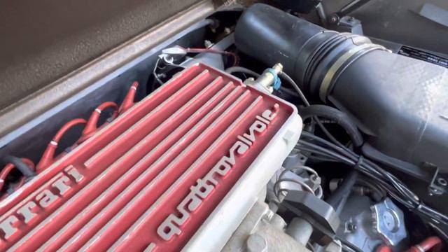 1986 Ferrari 328 GTS: Engine bay смотреть онлайн