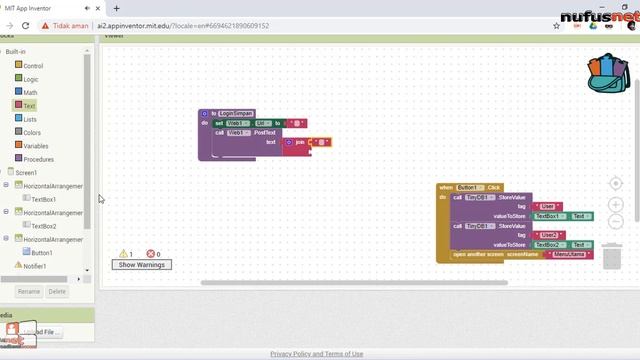 Cara Simpan Data Ke SpreadSheet || App Inventor 2