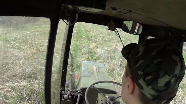 Боронование поля под посадку картофеля! смотреть онлайн