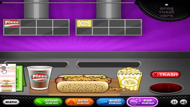 Игра Папа Луи Хот-доги смотреть онлайн