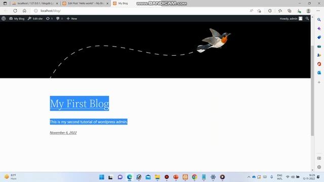 Wordpress Admin Part-1 смотреть онлайн