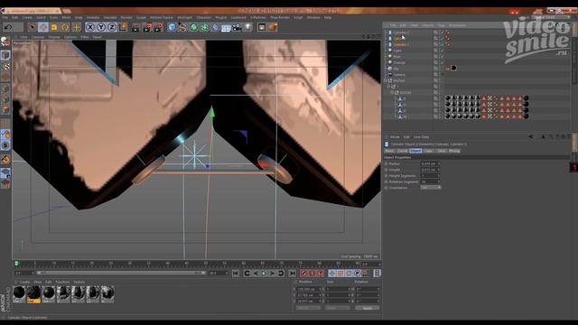 Создание заставки из игры Doom в Cinema 4D