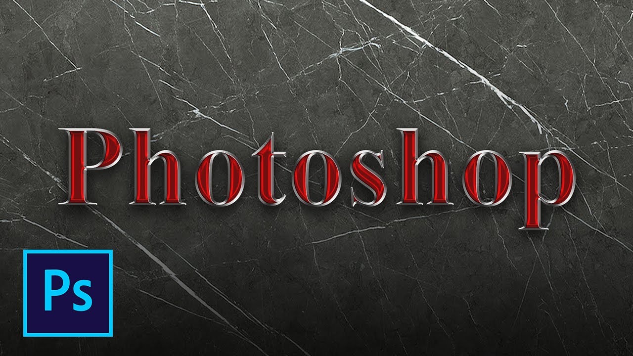 Как сделать рубиновый текст в фотошопе смотреть онлайн