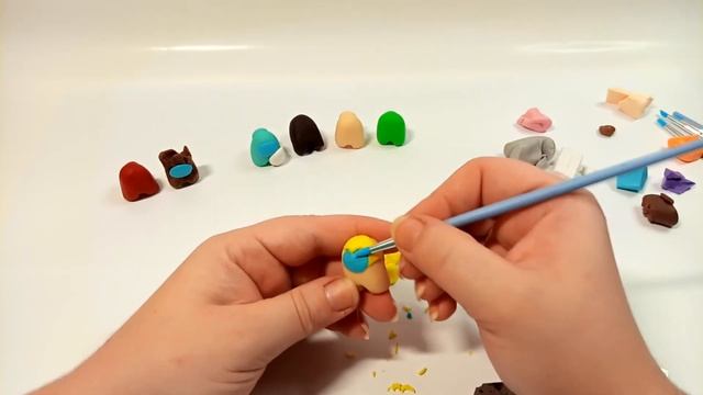 ВСЕ ВИДЫ AMONG US.Виды Амонг Ас супергерои Марвел.Among Us superheroes with clay.Among Us Marvel,DC смотреть онлайн