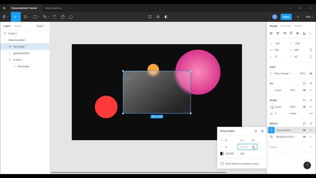 Glassmorphism Tutorial in FIGMA смотреть онлайн